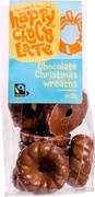 Melkchocolade kerstkransjes