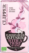 Elderflower infusion with a twist of rose