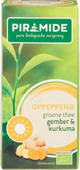 Groene thee oppeppend (gember & kurkuma)