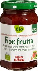 Aardbei munt fruitbeleg