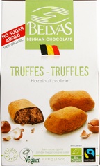 Hazelnoot-praline truffels zonder suiker