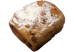 2730 Spelt rozijnenbroodje, bus, half