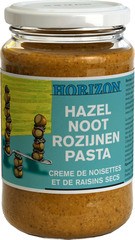 Hazelnoot-rozijnenpasta z.z.