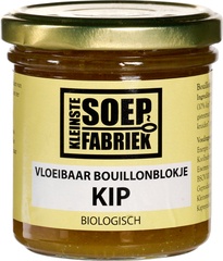 Vloeibaar bouillonblokje kip