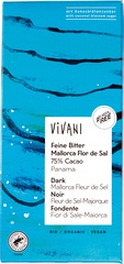 Chocolate-bar fleur de sel 75% cacao