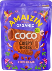 Coco crispy rolls chocolade (glutenvrij)