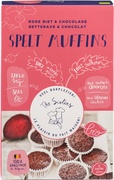 Muffinmix spelt, bieten, chocolade