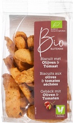 Biscuits met olijven + tomaat