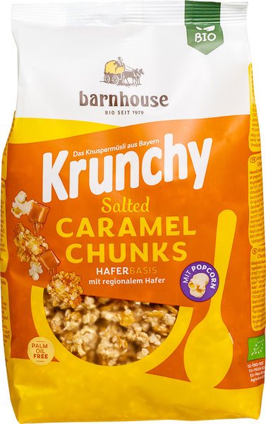 Krunchy Granola haver karamel popcorn