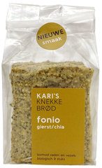 Knekkebrod Fonio gierst chia (bruin)