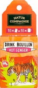 Drink bouillon hot ginger