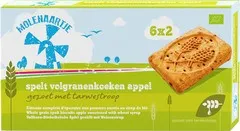 Volgranenkoeken spelt appel