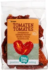 Raw tomaten zongedroogd