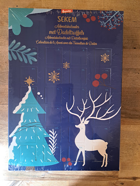 Adventkalender met dadeltruffels