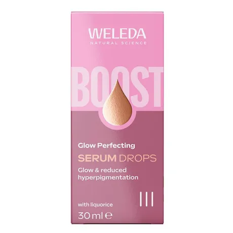 Serum drops glow boost