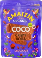 Crispy rolls kokos chocolade (glutenvrij)