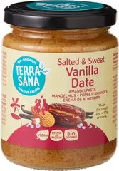 Amandelpasta met dadel salt & sweet