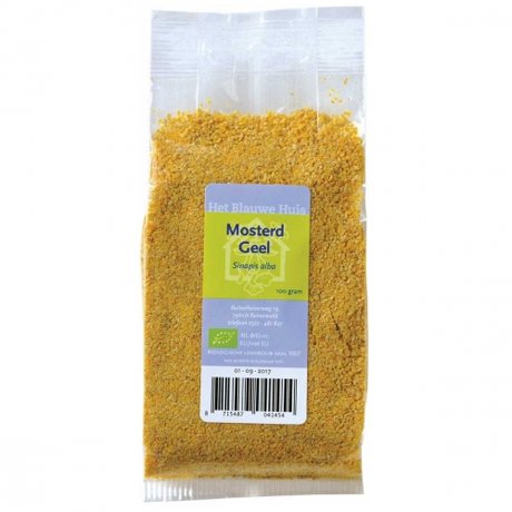 mosterd geel, gemalen